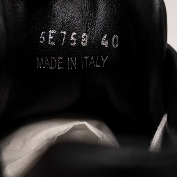 size 40eu 10 US Miu Miu Logo Platform Sneakers Black White - Picture 14 of 16